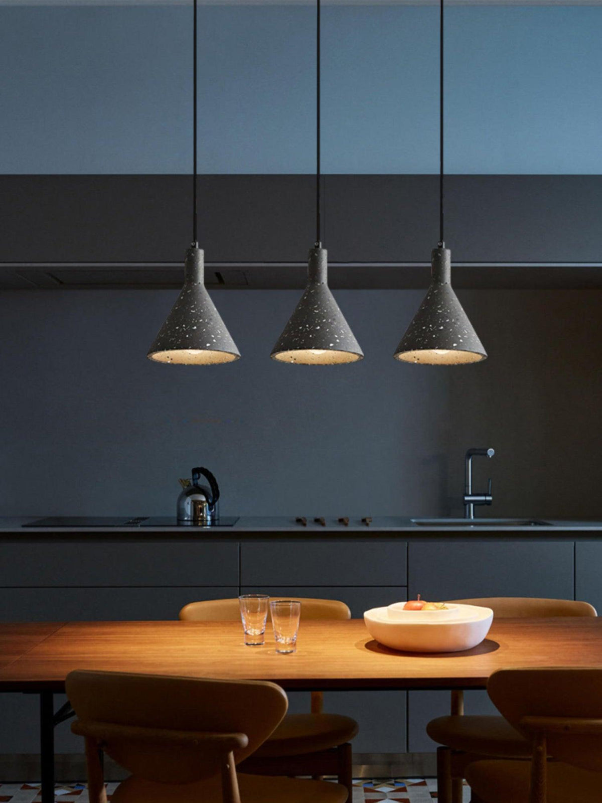 Morrelwren Cement Pendant Light-Moonnatur