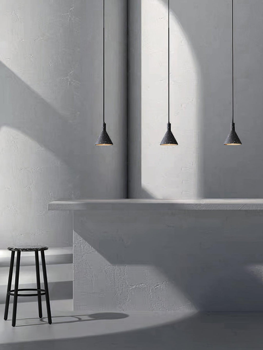 Morrelwren Cement Pendant Light-Moonnatur