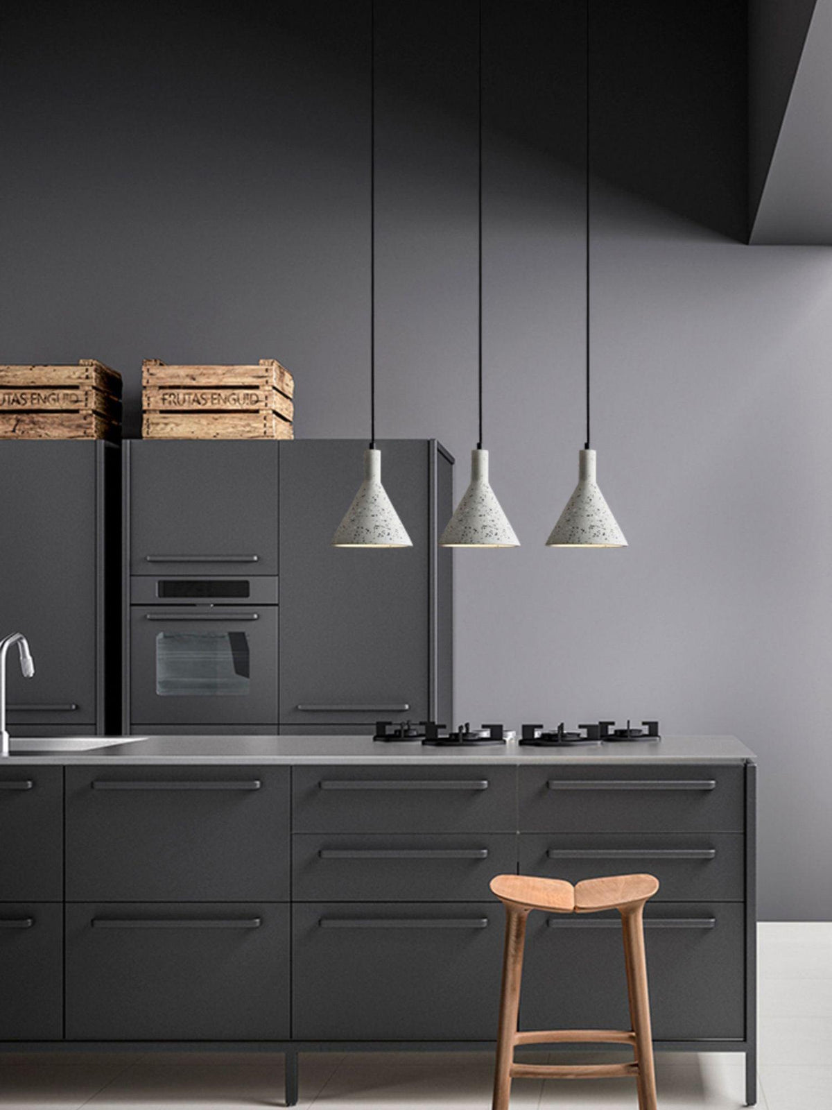 Morrelwren Cement Pendant Light-Moonnatur