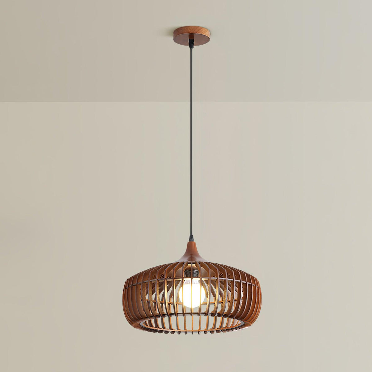 Veldenune Wood Pendant Light-Moonnatur