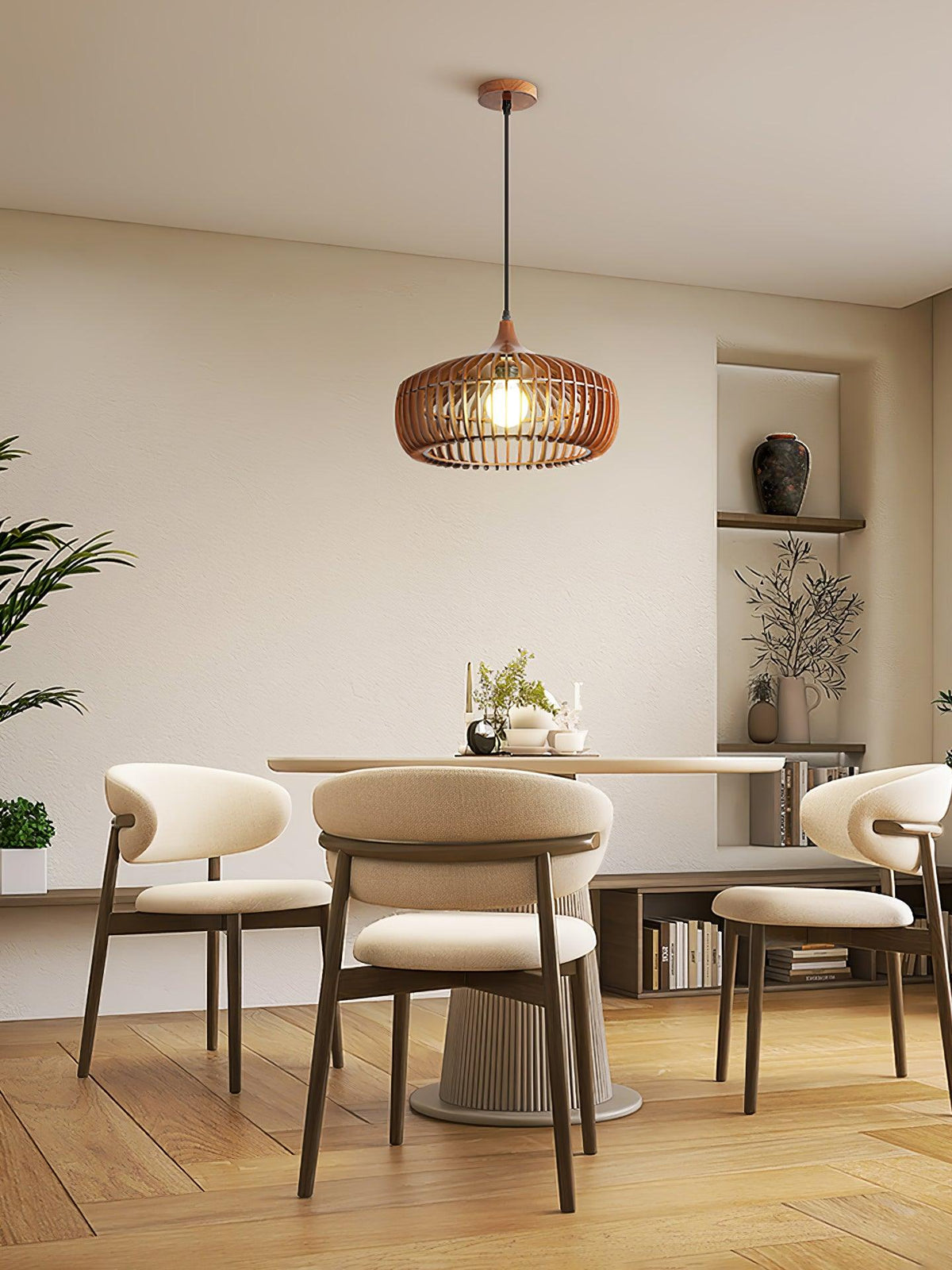 Veldenune Wood Pendant Light-Moonnatur