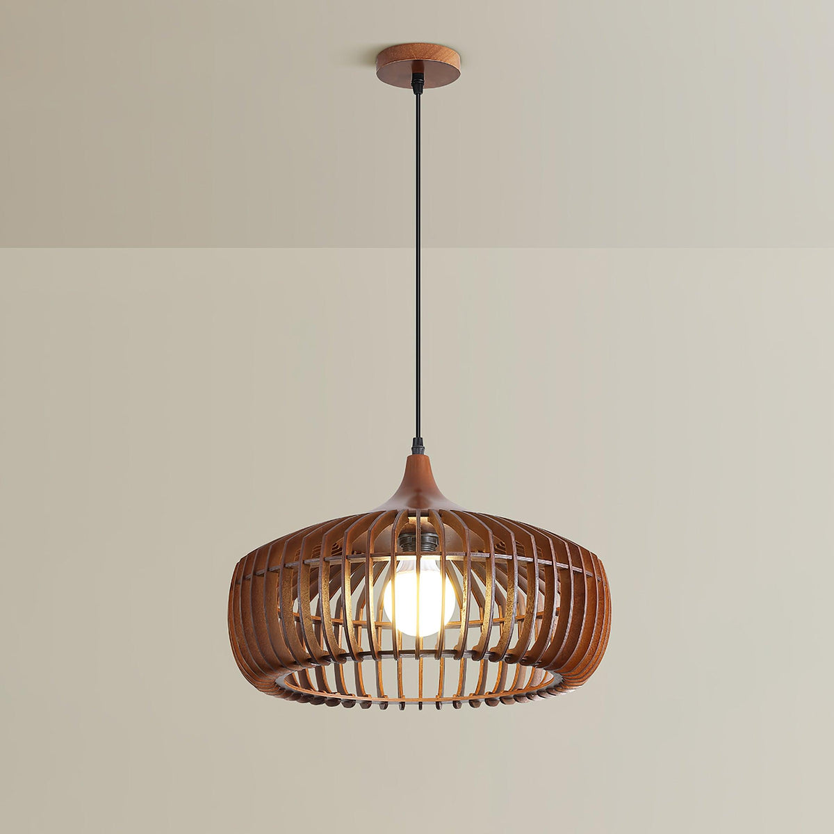 Veldenune Wood Pendant Light-Moonnatur