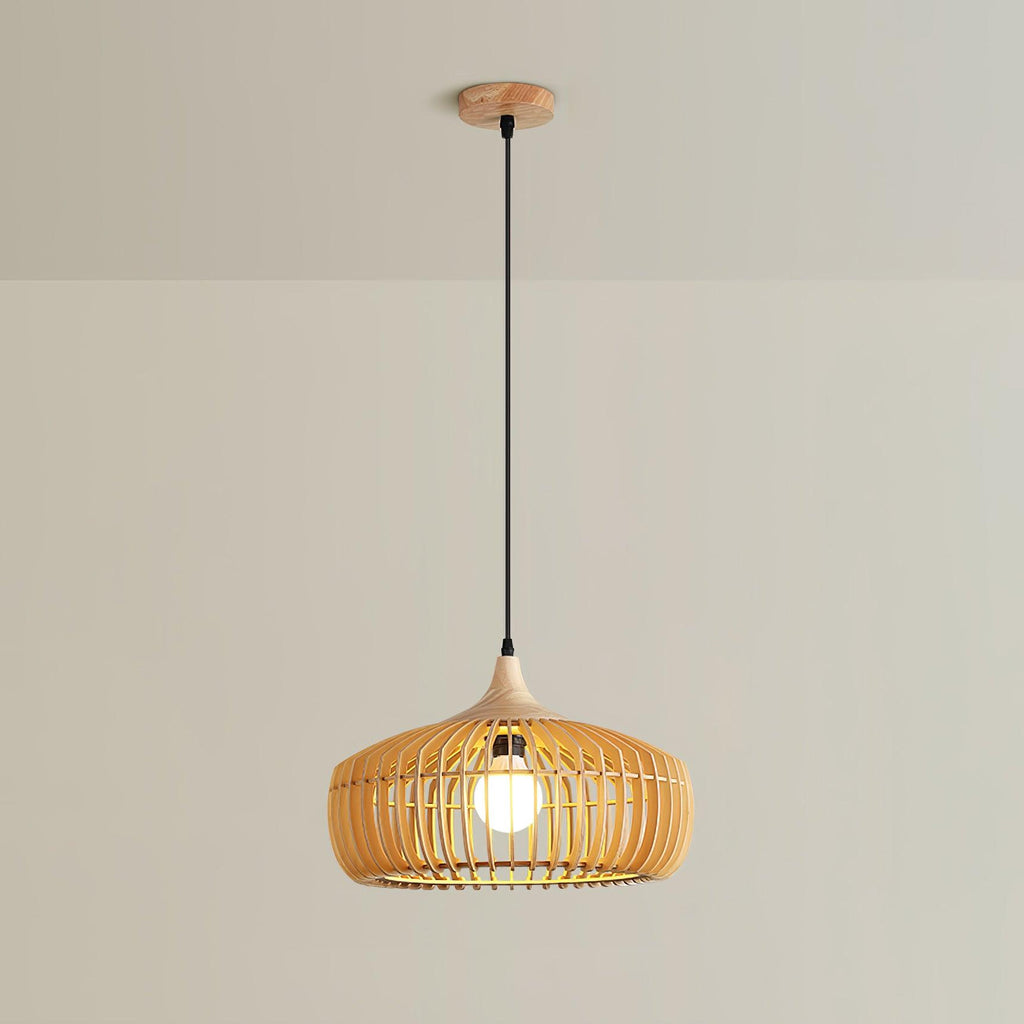 Veldenune Wood Pendant Light-Moonnatur