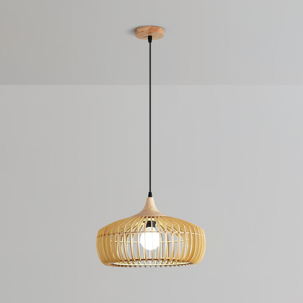 Veldenune Wood Pendant Light-Moonnatur