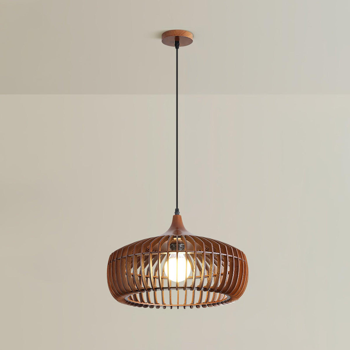 Veldenune Wood Pendant Light-Moonnatur