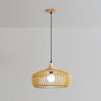 Veldenune Wood Pendant Light-Moonnatur