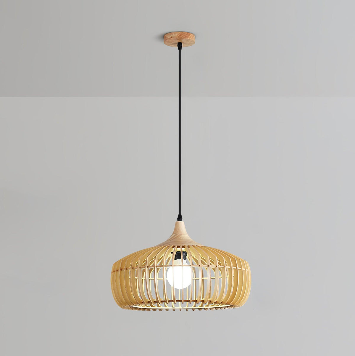 Veldenune Wood Pendant Light-Moonnatur