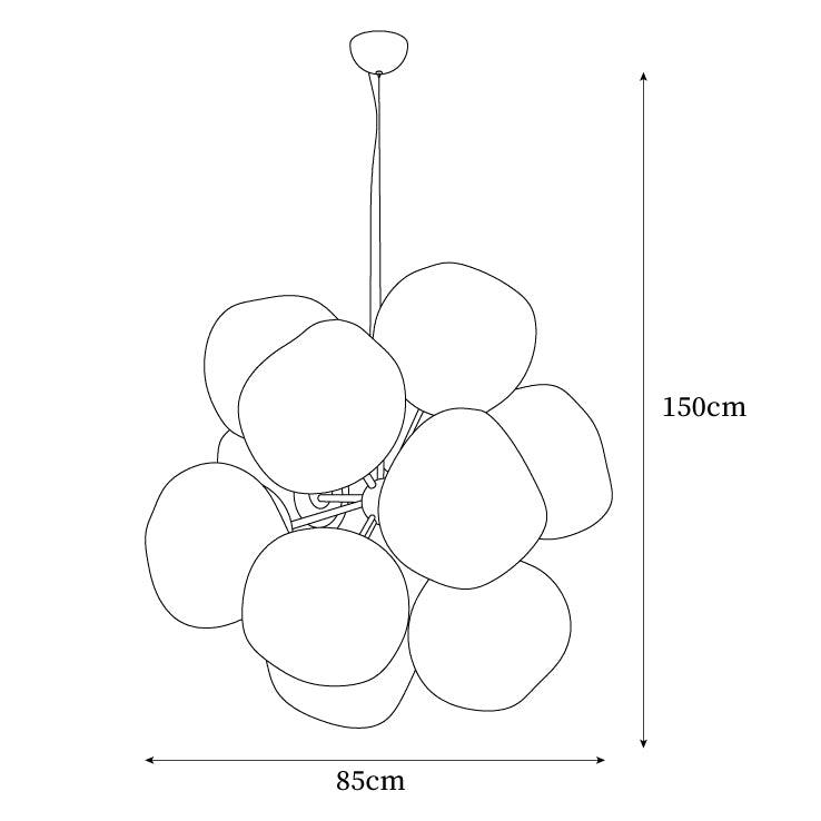 Tildenwick Acrylic Pendant Light-Moonnatur