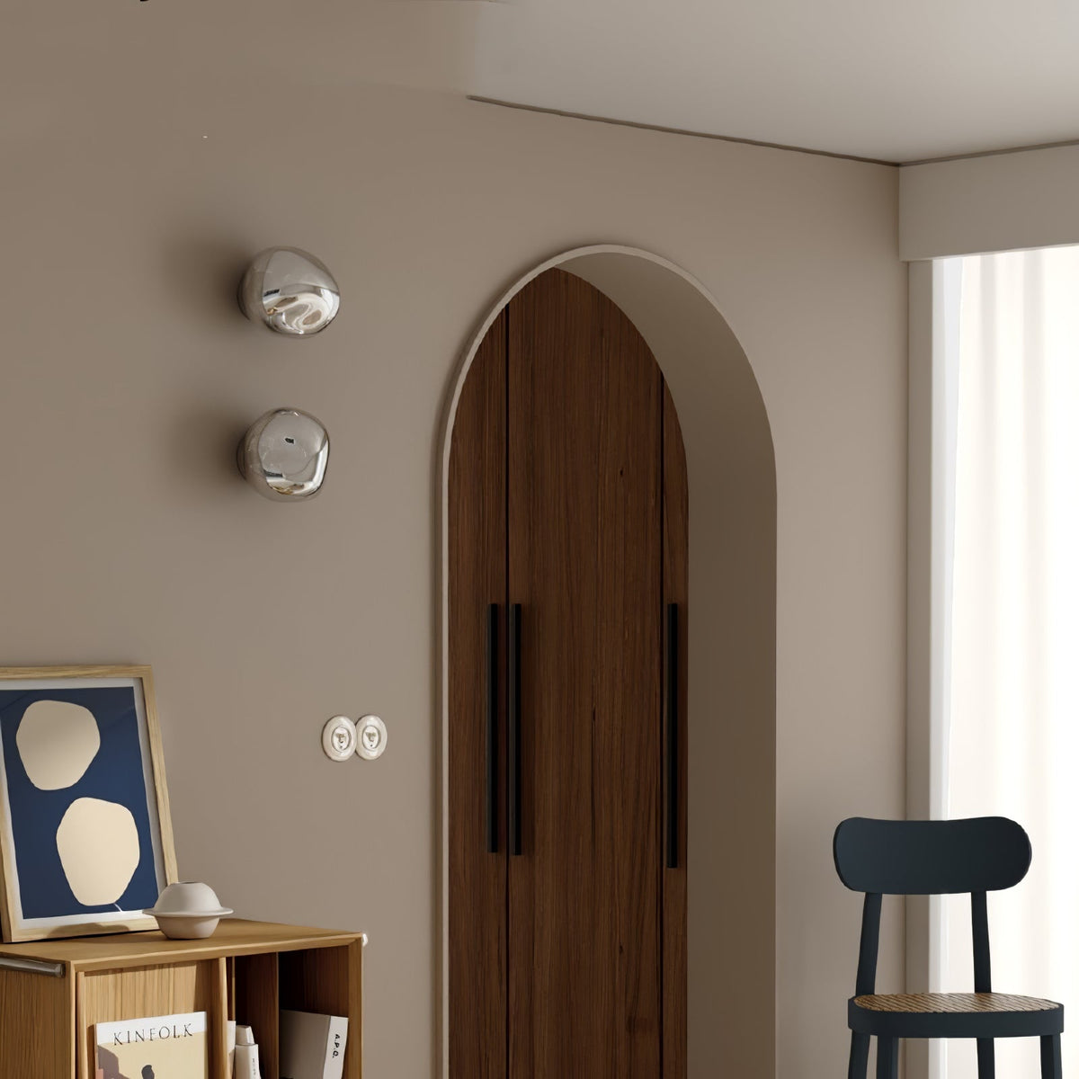 Rhodeniel PVC Wall Light-Moonnatur