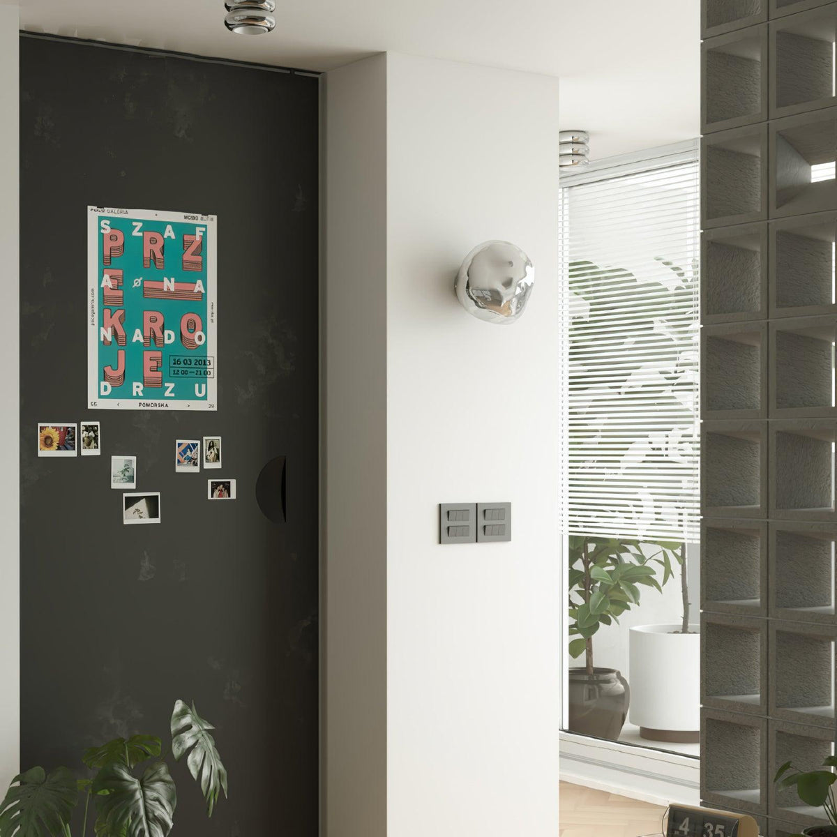Erlenenis Acrylic Wall Light-Moonnatur
