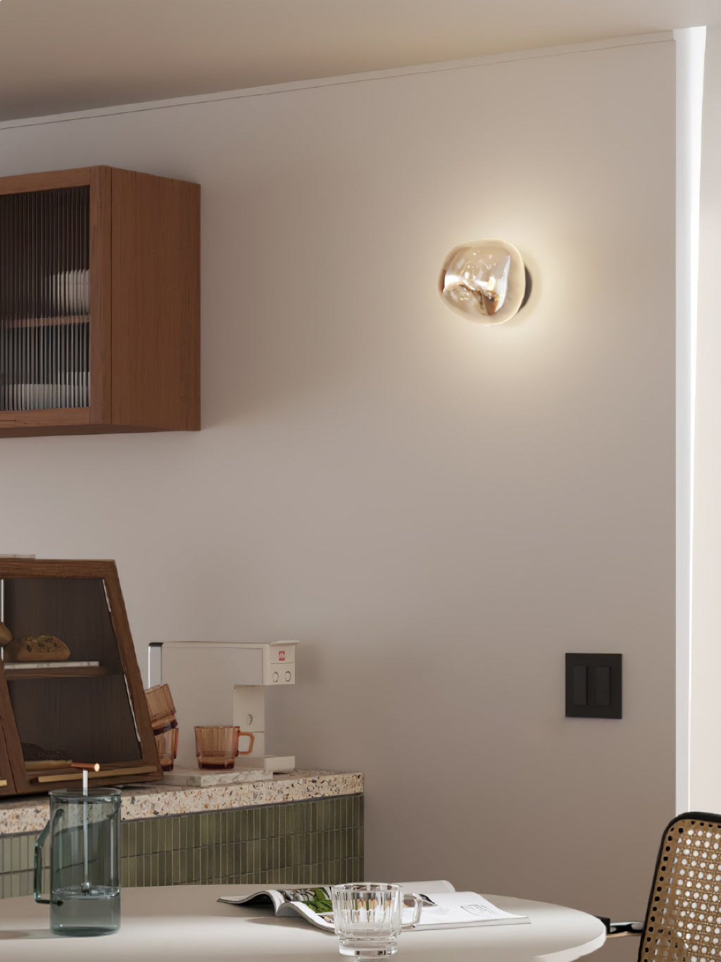 Erlenenis Acrylic Wall Light-Moonnatur