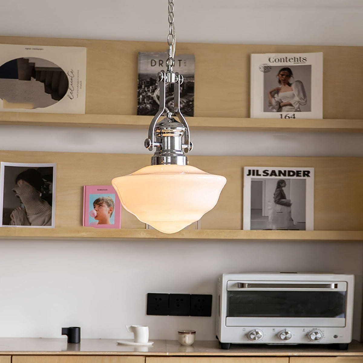 Cedrelle Glass Pendant Light-Moonnatur