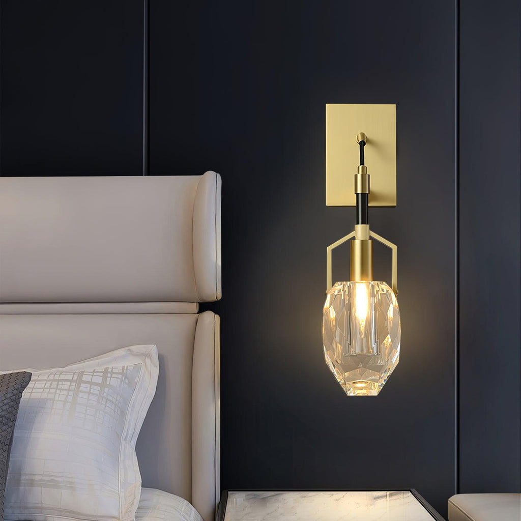 Nerisse Crystal Wall Lamp-Moonnatur