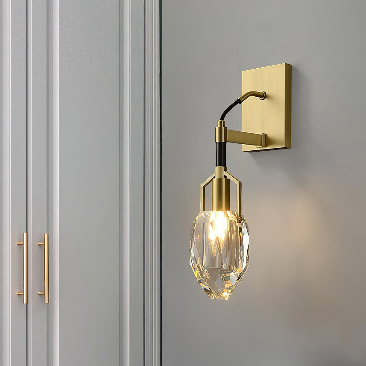 Nerisse Crystal Wall Lamp-Moonnatur