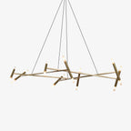 Beldenfield Brass Chandelier-Moonnatur