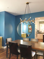 Beldenfield Brass Chandelier-Moonnatur