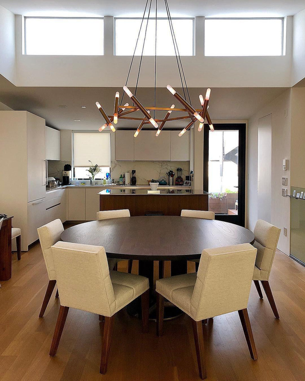 Beldenfield Brass Chandelier-Moonnatur