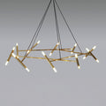 Beldenfield Brass Chandelier-Moonnatur