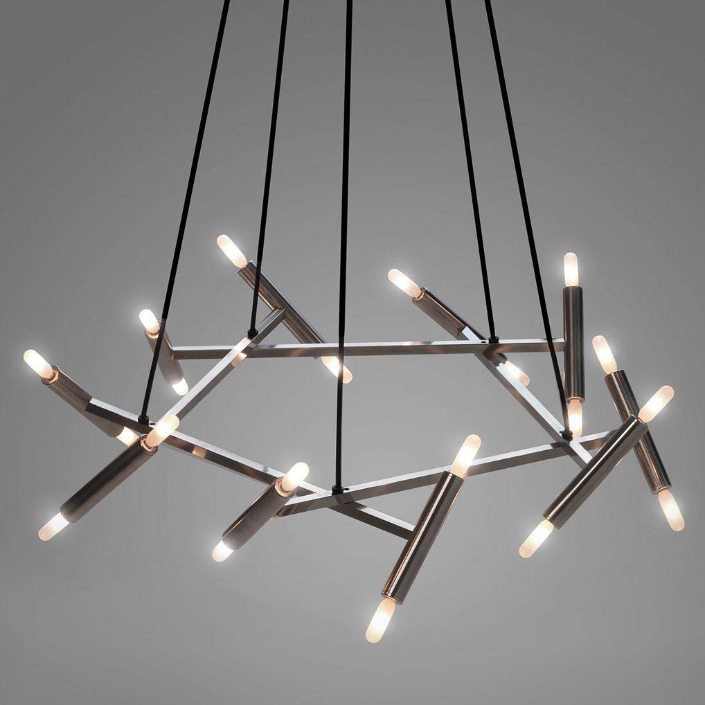 Beldenfield Brass Chandelier-Moonnatur