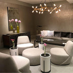 Beldenfield Brass Chandelier-Moonnatur