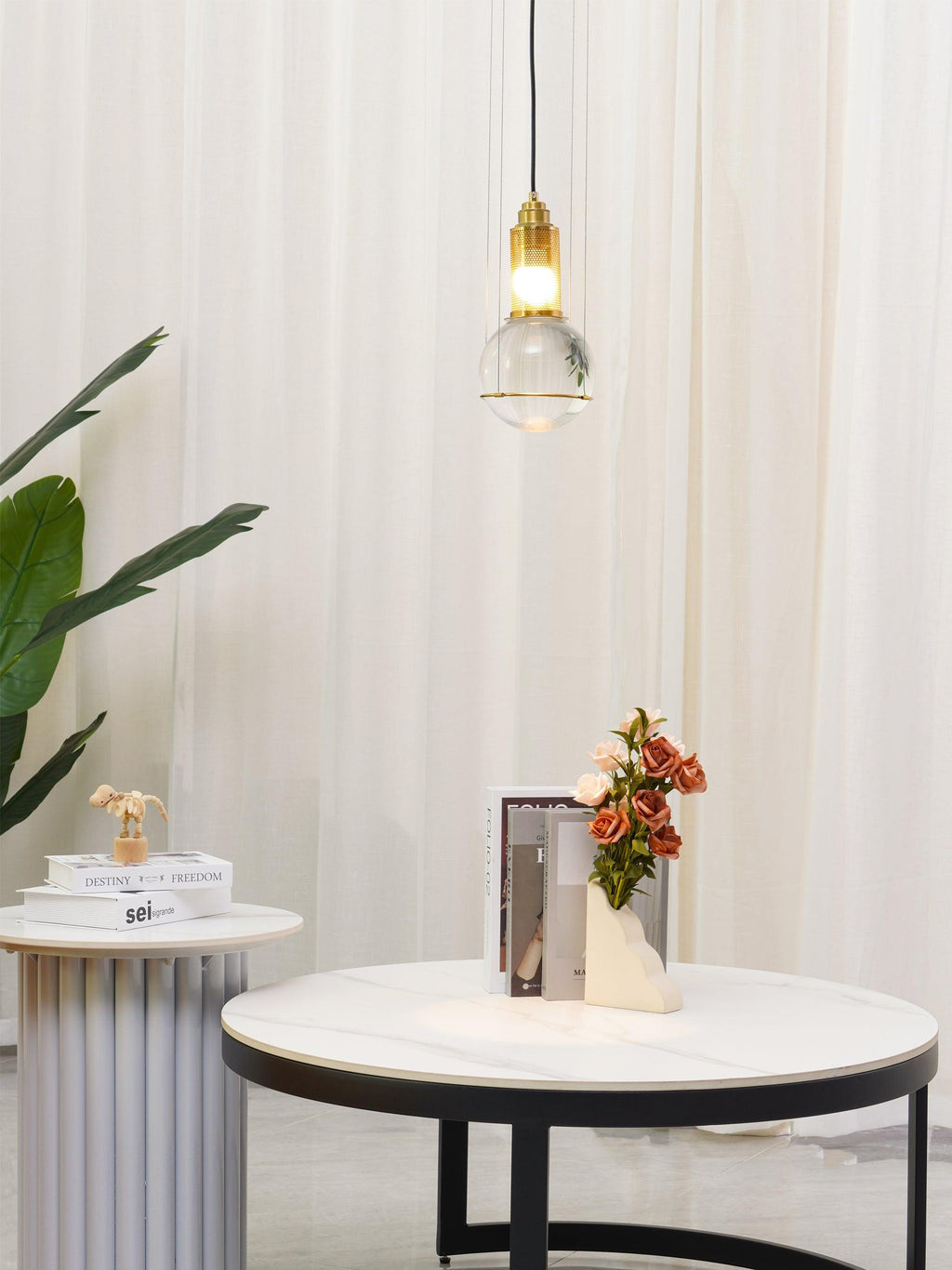 Aureston Glass Pendant Light-Moonnatur
