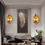 Vardeneth Brass Wall Light-Moonnatur