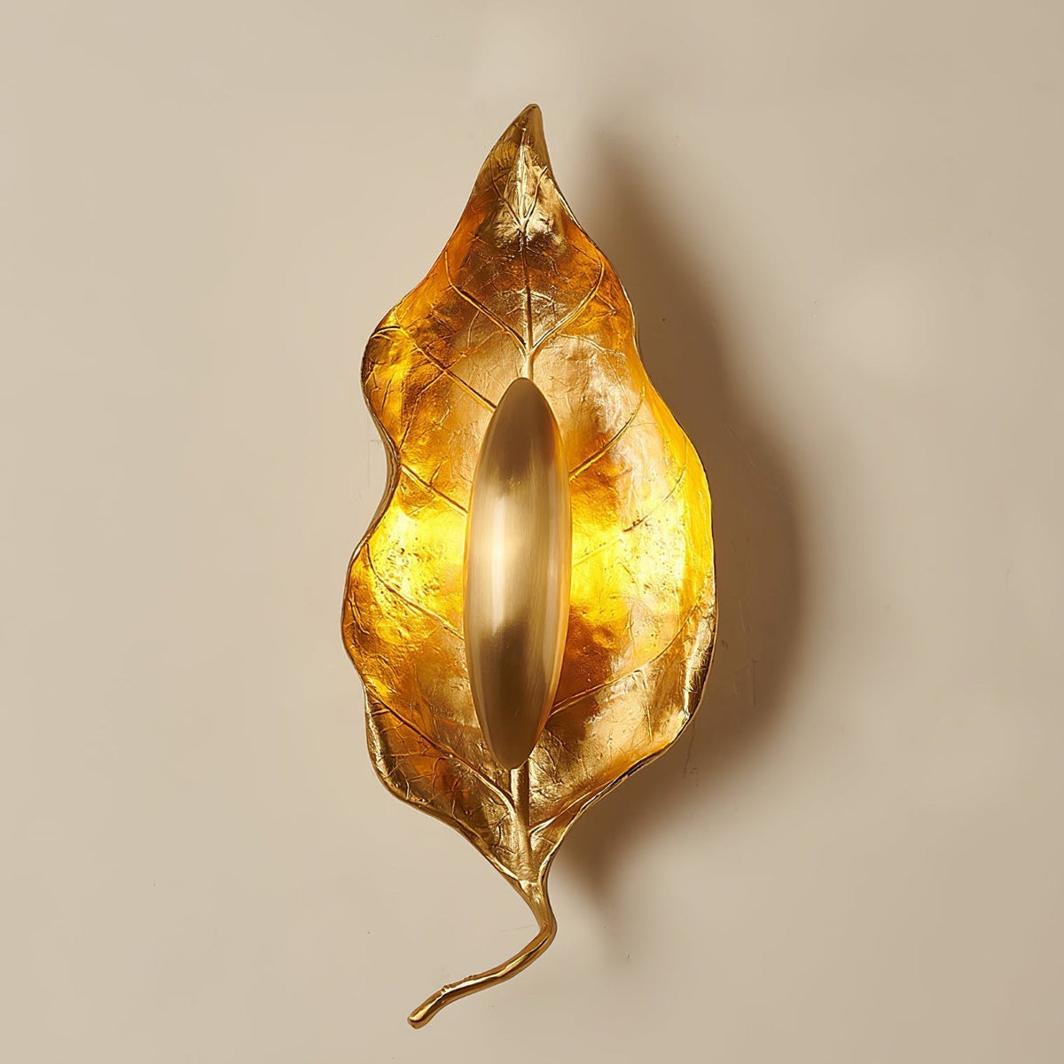 Vardeneth Brass Wall Light-Moonnatur