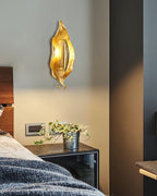 Vardeneth Brass Wall Light-Moonnatur