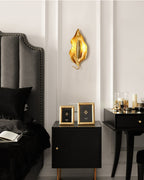 Vardeneth Brass Wall Light-Moonnatur
