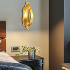 Vardeneth Brass Wall Light-Moonnatur