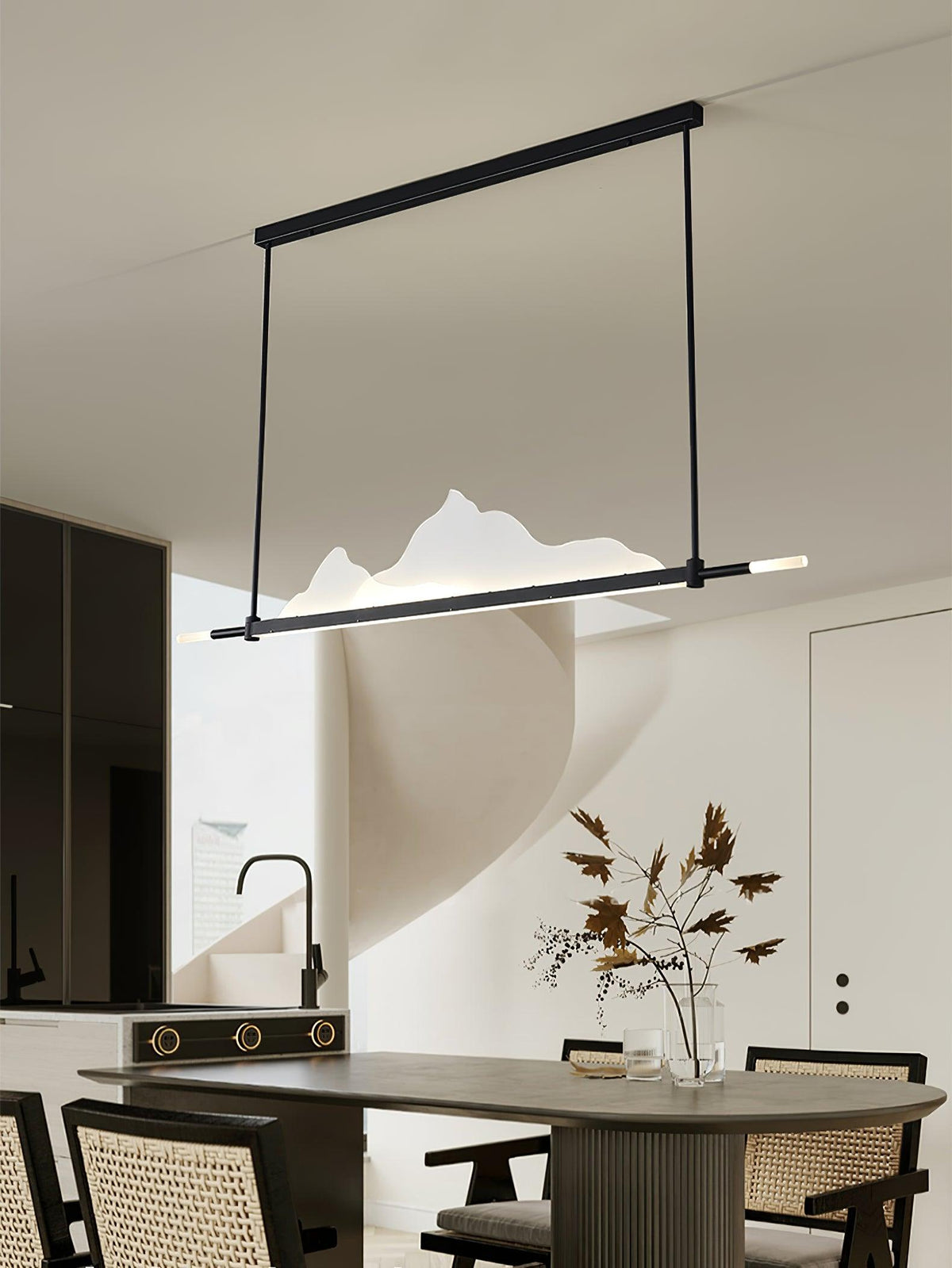 Kestwyn Acrylic Pendant Light-Moonnatur