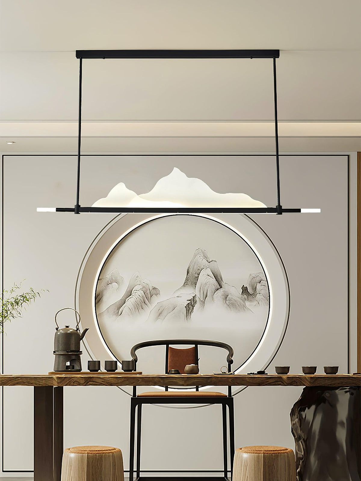 Kestwyn Acrylic Pendant Light-Moonnatur