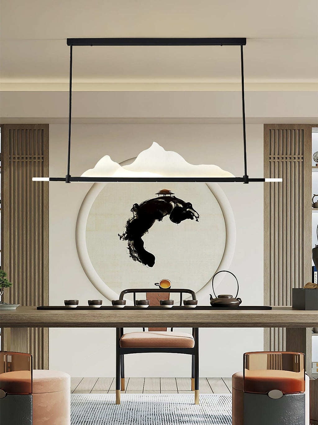 Kestwyn Acrylic Pendant Light-Moonnatur