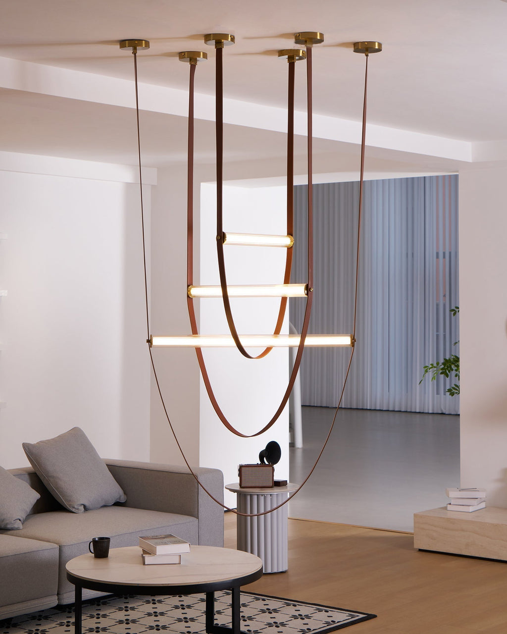 Alderose Silicone Pendant Light-Moonnatur