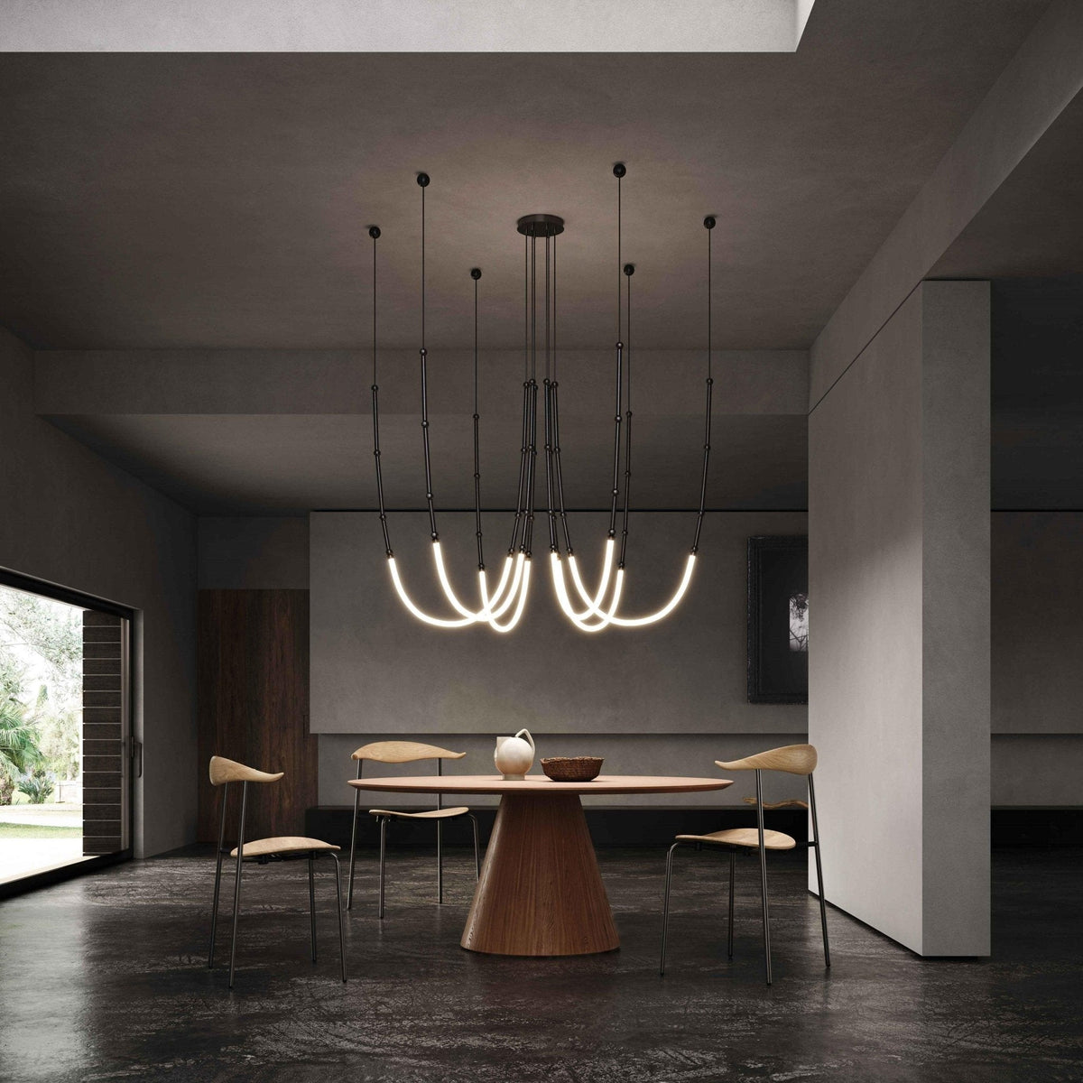 Brielleth Silicone Chandelier-Moonnatur