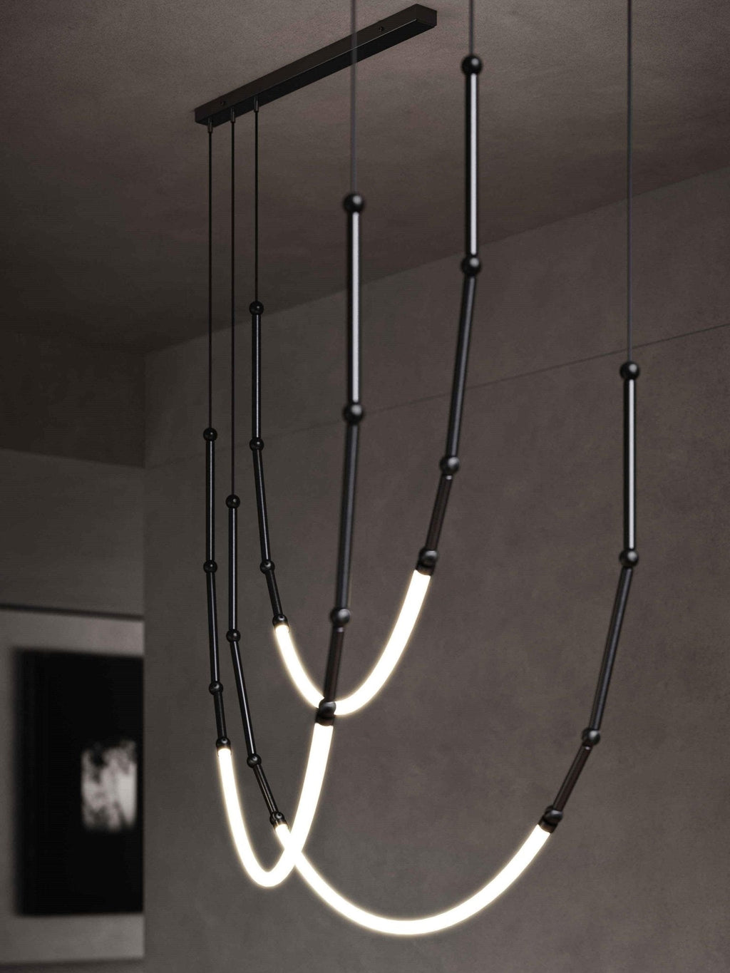 Brielleth Silicone Chandelier-Moonnatur