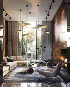 Xaloria Steel Pendant Lamp-Moonnatur