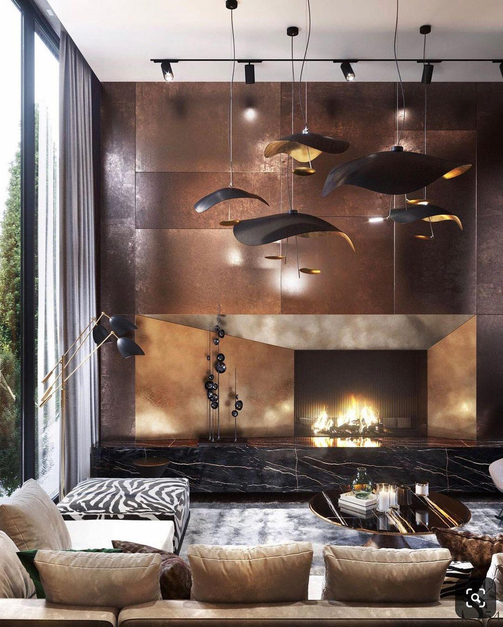 Xaloria Steel Pendant Lamp-Moonnatur