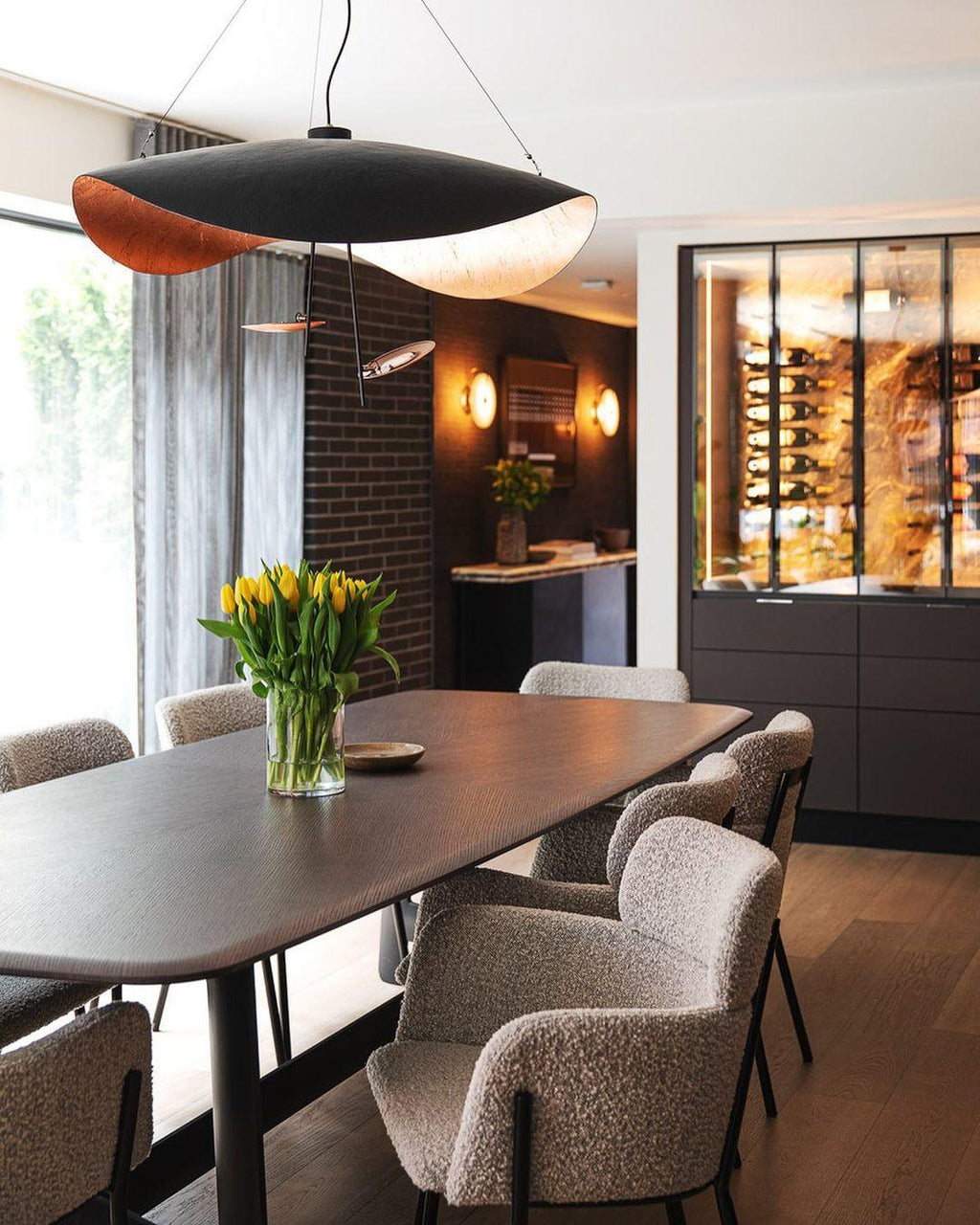 Xaloria Steel Pendant Lamp-Moonnatur