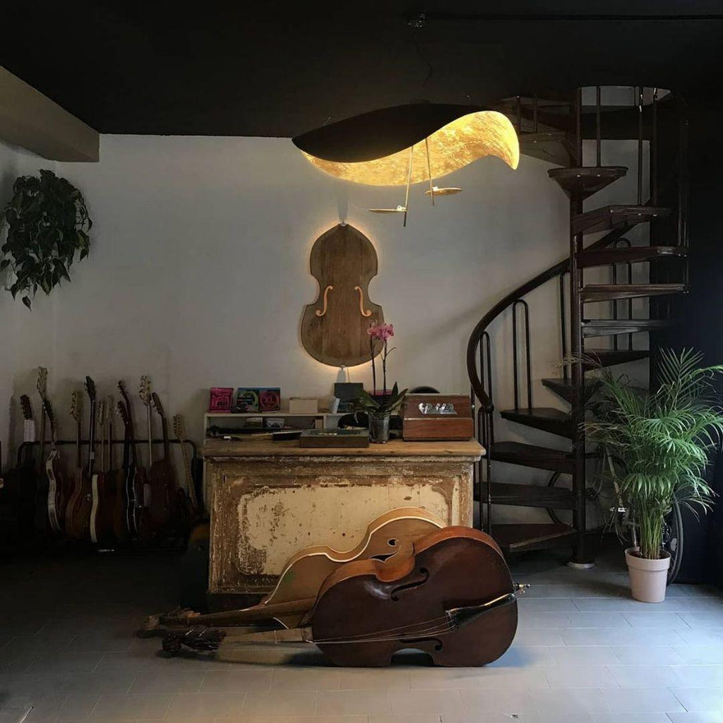 Xaloria Steel Pendant Lamp-Moonnatur