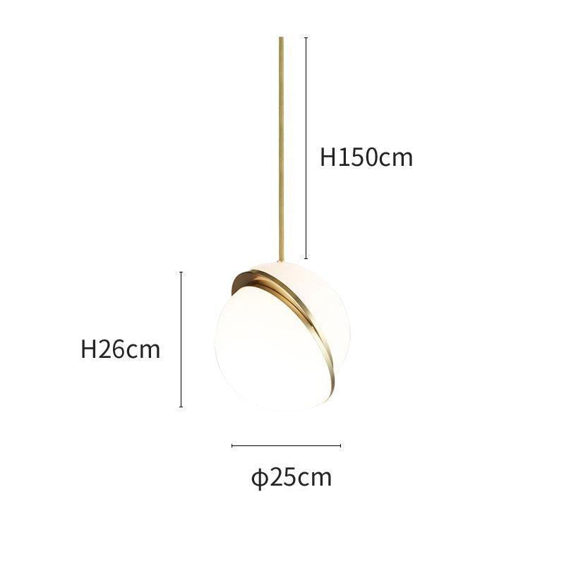 Olivra Acrylic Pendant Lamp-Moonnatur