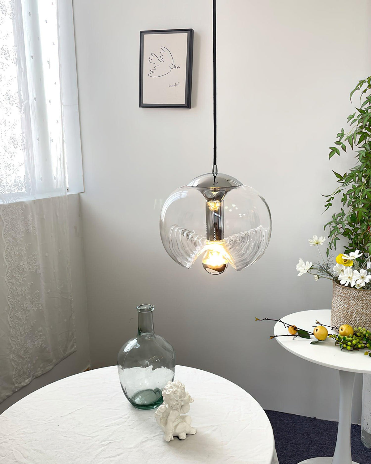 Baldenash Glass Pendant Light-Moonnatur