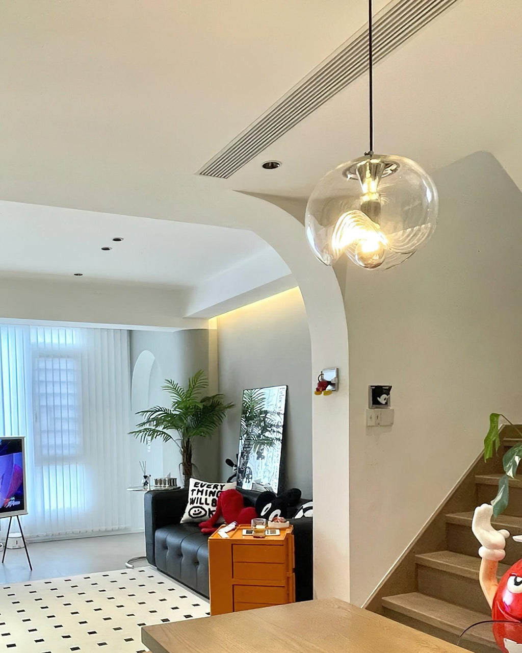 Baldenash Glass Pendant Light-Moonnatur