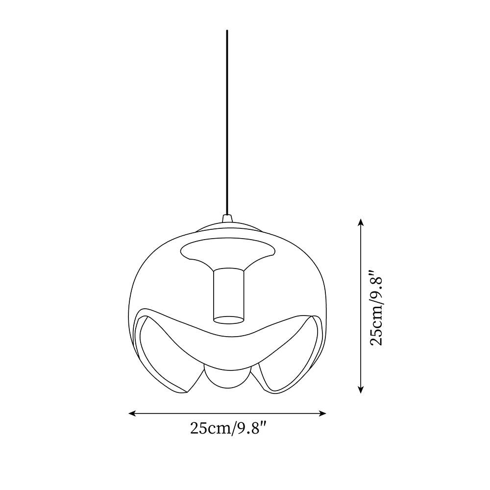 Baldenash Glass Pendant Light-Moonnatur