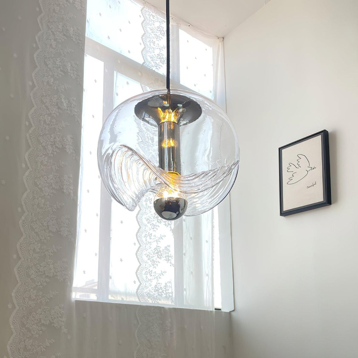 Baldenash Glass Pendant Light-Moonnatur