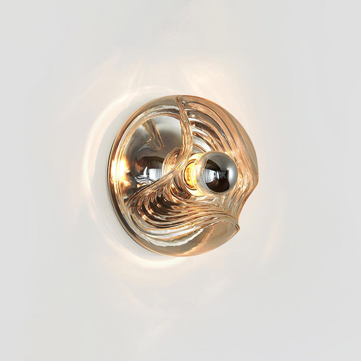 Aubergrove Glass Wall Light-Moonnatur