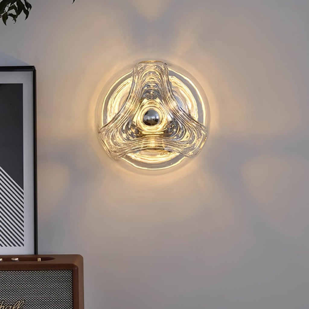 Aubergrove Glass Wall Light-Moonnatur