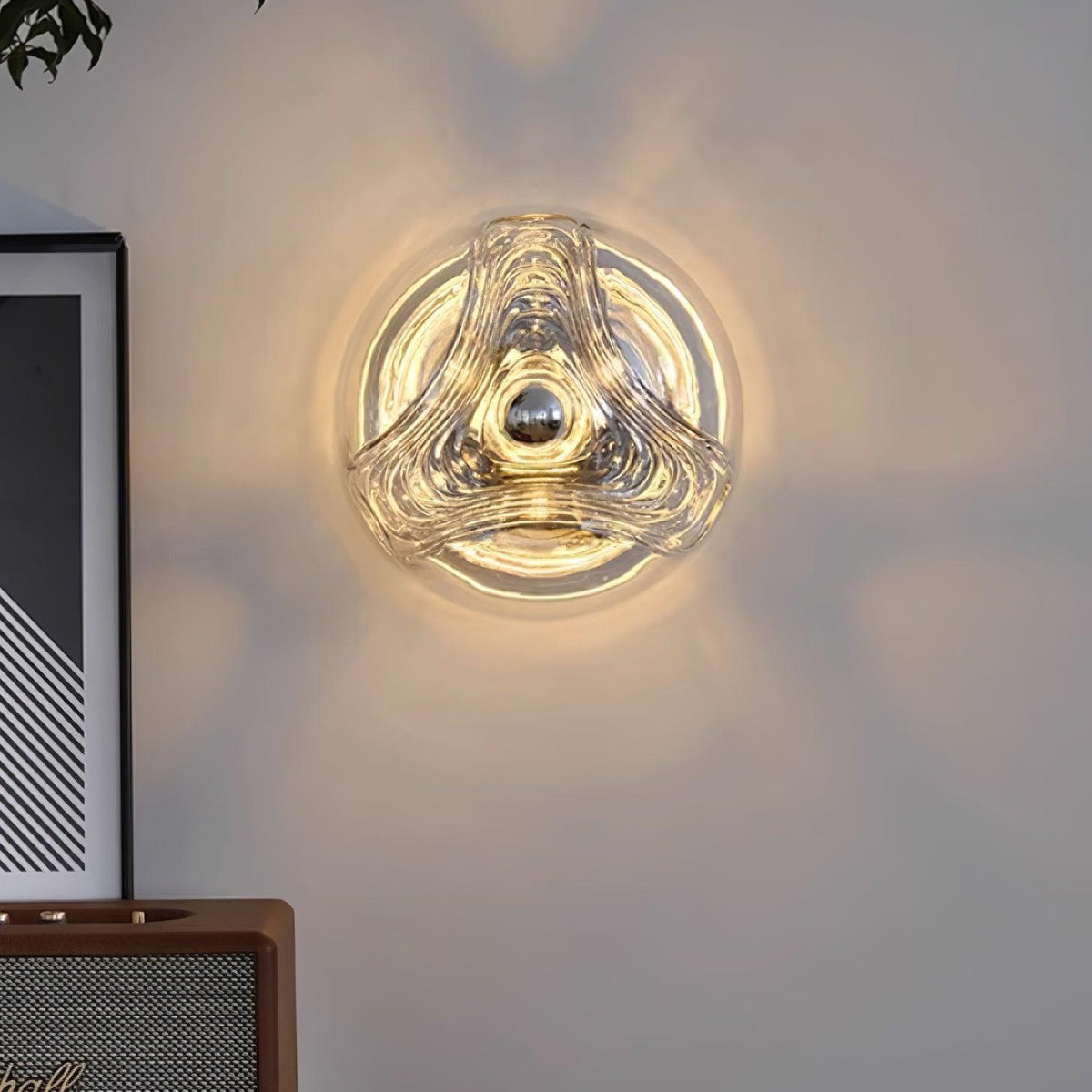 Aubergrove Glass Wall Light-Moonnatur