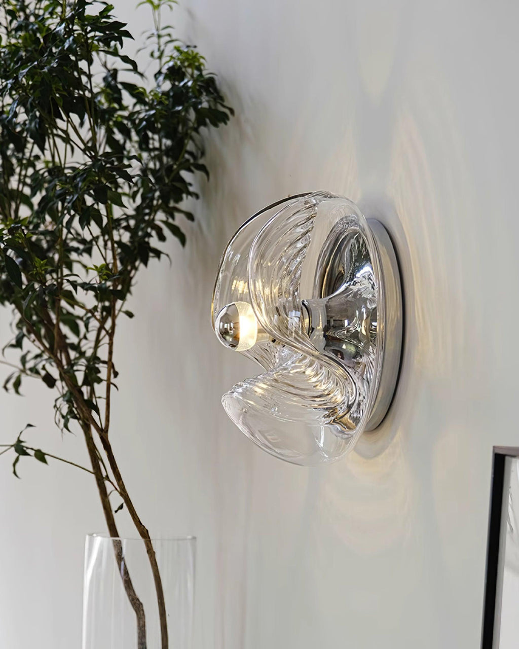 Aubergrove Glass Wall Light-Moonnatur