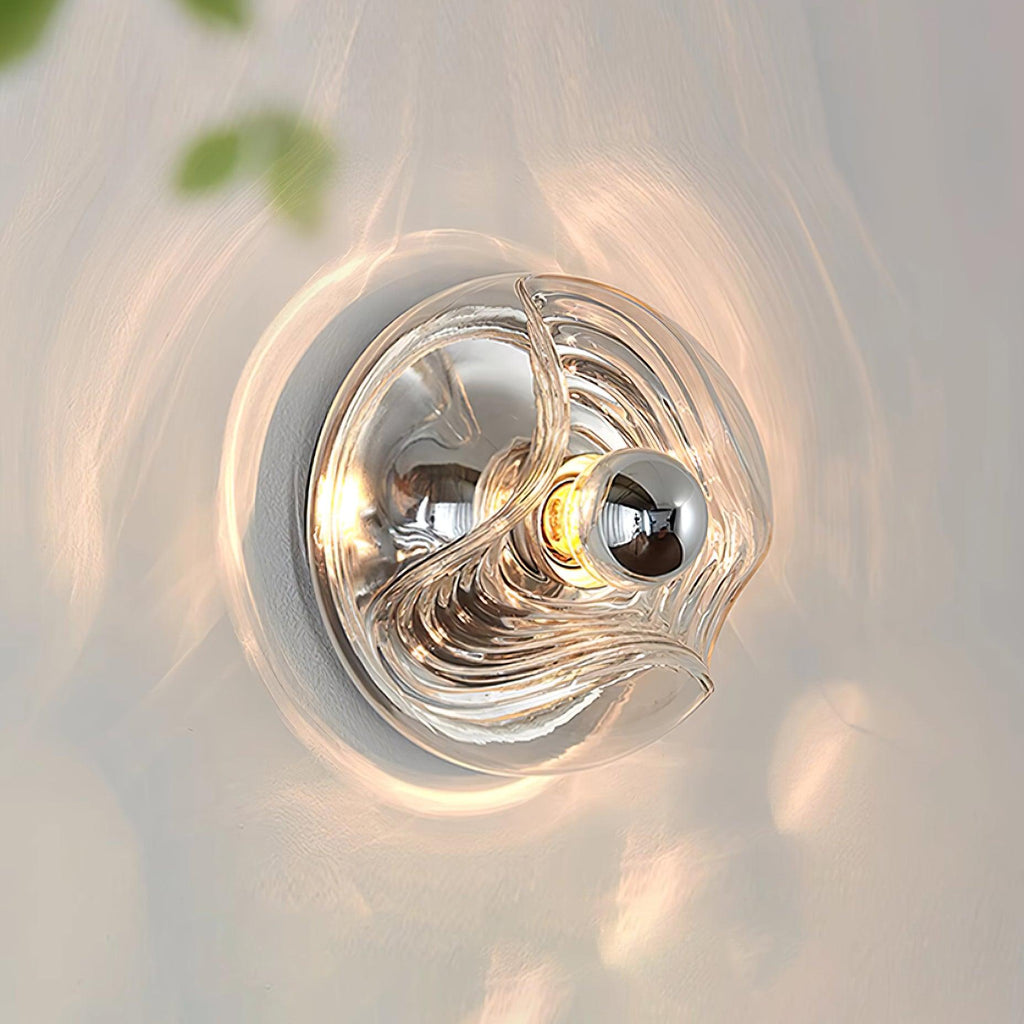Aubergrove Glass Wall Light-Moonnatur